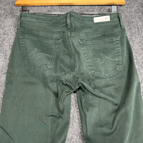AG Adriano Goldschmied Jeans Womens 26 The Stevie Ankle Skinny Green Slim Straig - Picture 9 of 10